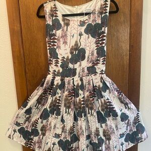 L.A. Soul Forest Print Dress! Be a gnome for Halloween!
